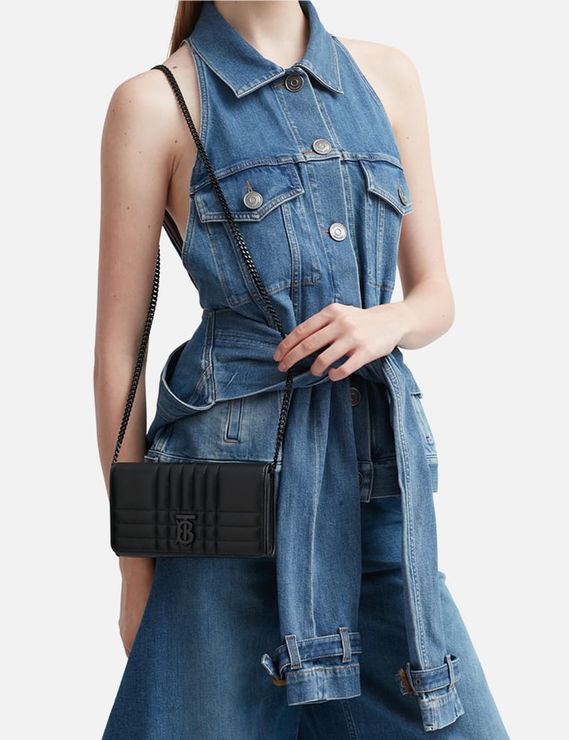 Burberry - Quilted Leather Lola Wallet with Detachable Strap