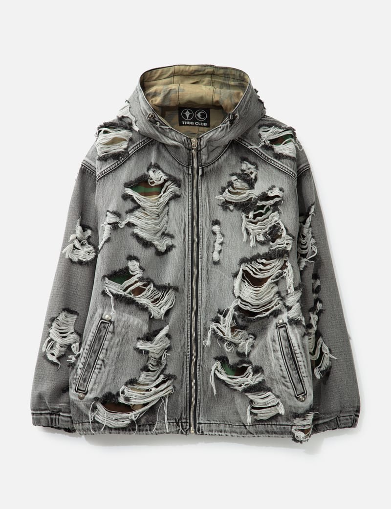 THUG CLUB - Tribal Tree Denim Jacket | HBX - Globally
