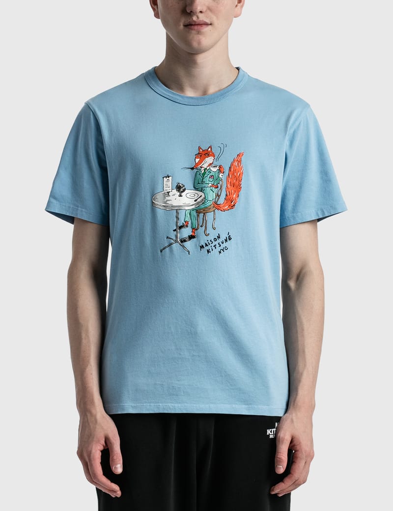 Maison Kitsuné - Oly Coffee Fox Classic T-shirt | HBX - Globally