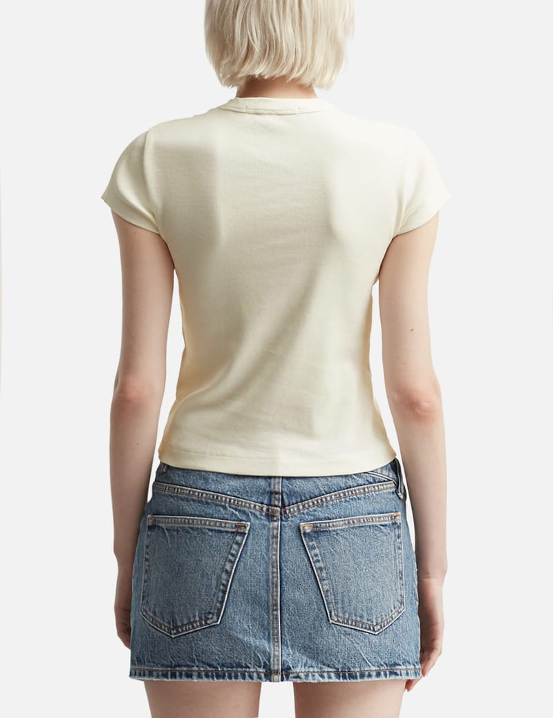 T By Alexander Wang - Distressed Logo T-Shirt | HBX