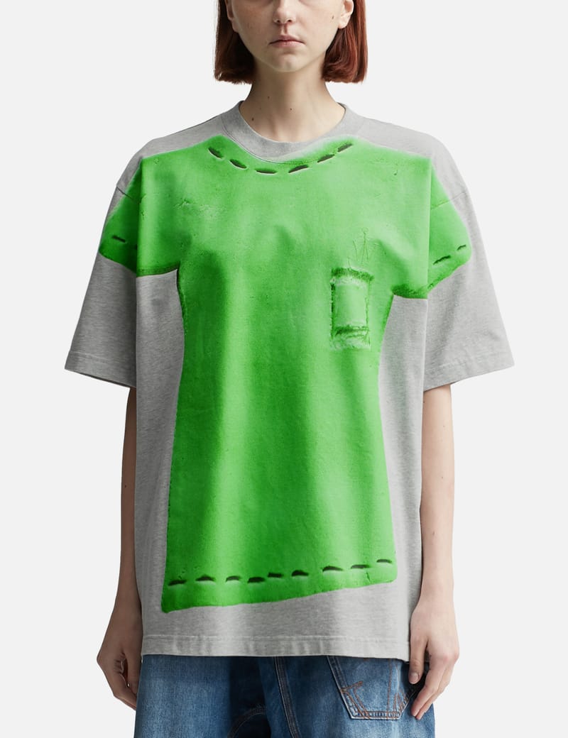 JW Anderson - CLAY TROMPE L'OEIL PRINT T-SHIRT | HBX