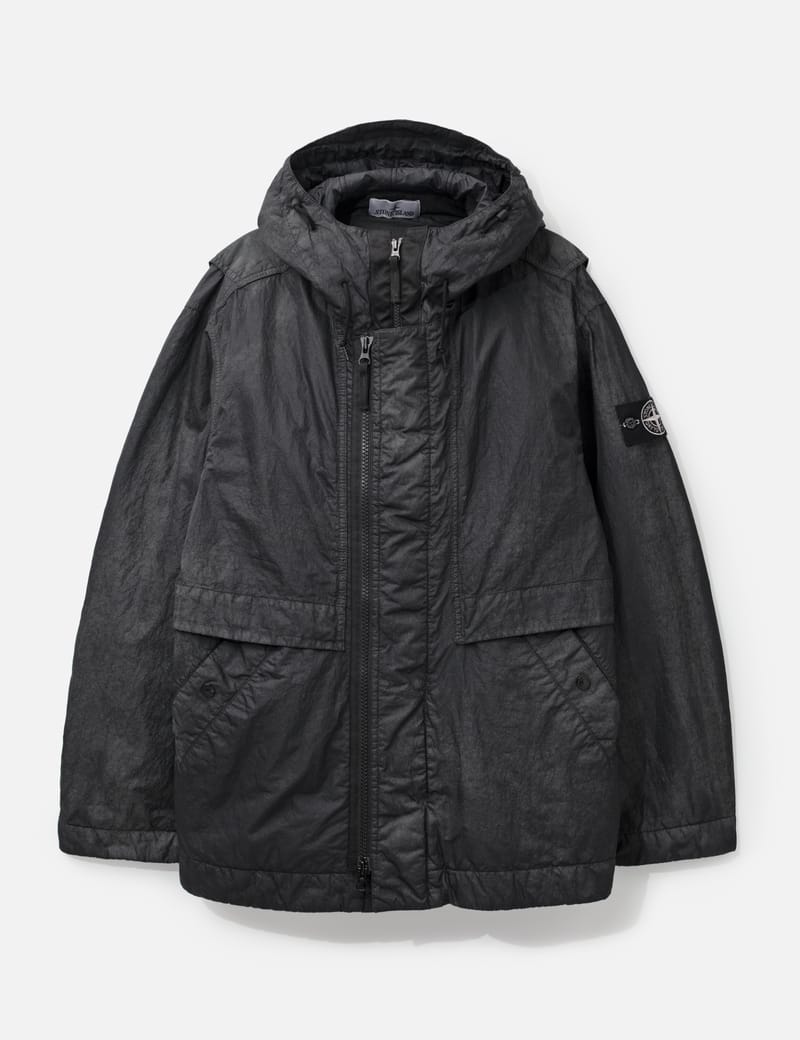 ストーンアイランド - Dense Nylon-TC Hand Sprayed Reflective Jacket