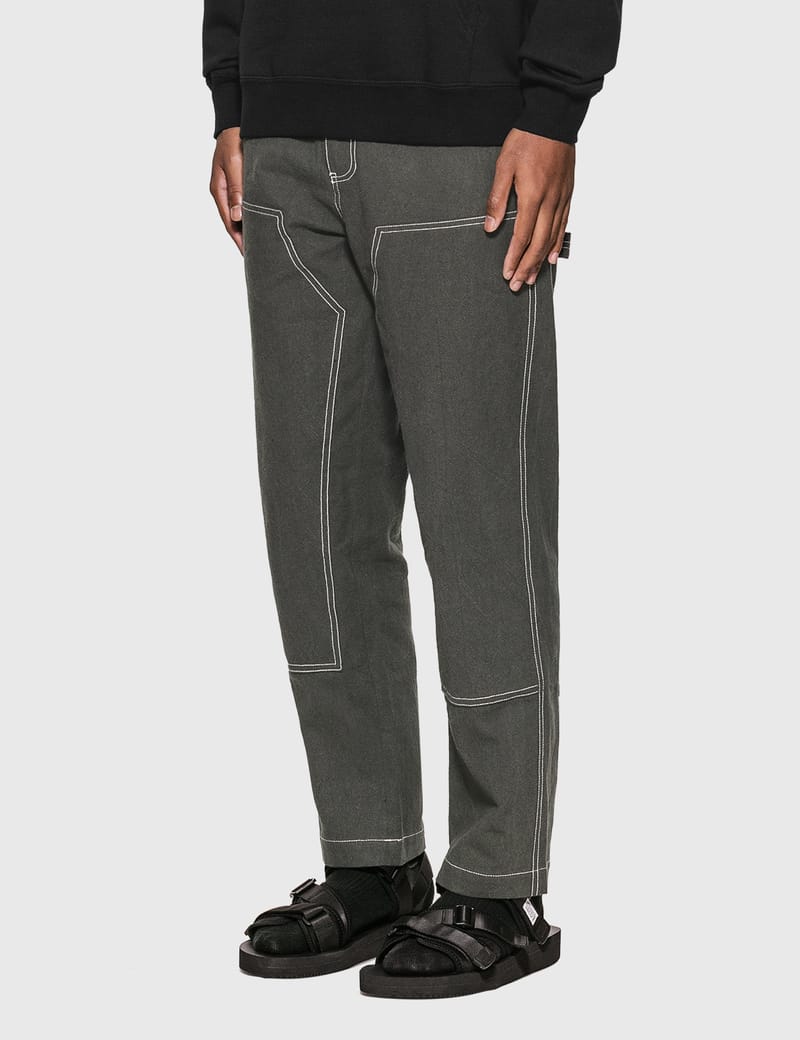 Stüssy - Solid Linen Work Pants | HBX - Globally Curated Fashion