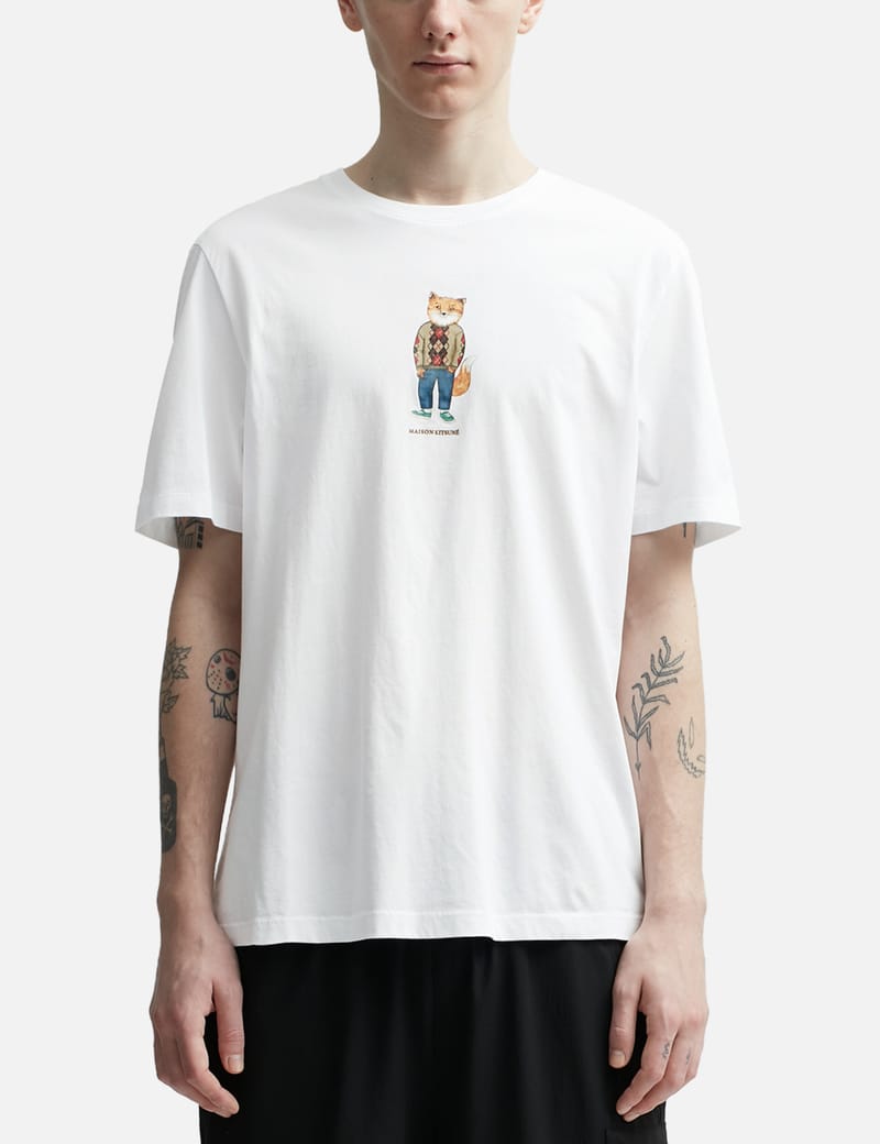 Maison Kitsuné - Dressed Fox Regular T-shirt | HBX - Globally