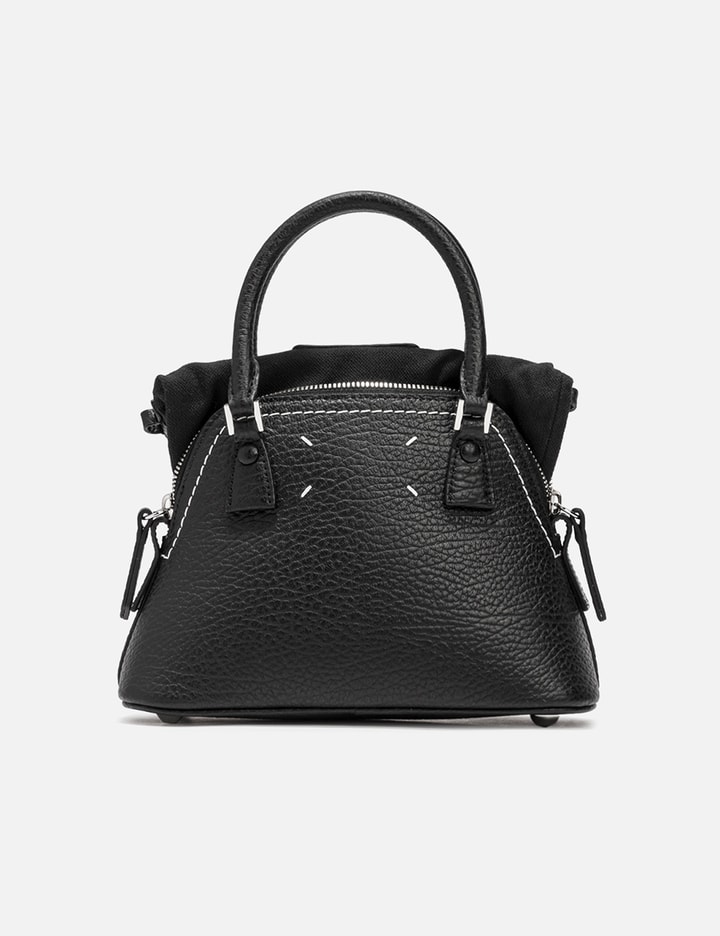 Maison Margiela 5AC leather Micro 2WAY Handbag black