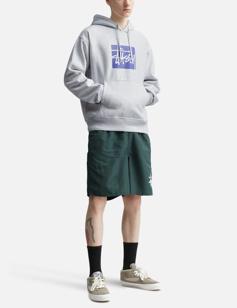 Stussy box logo online hoodie