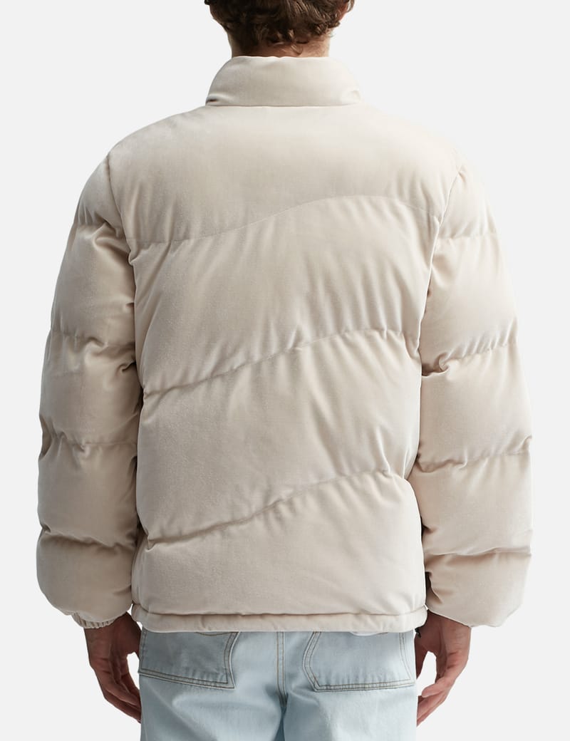 Velvet Quilted Puffer