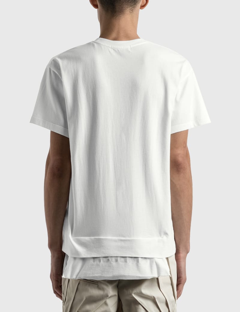 AMBUSH ウエストホケットTシャツ 12112078 LTGY AMBUSH ドッキング ロゴTシャツ 3 ブラック ポケット 12112078