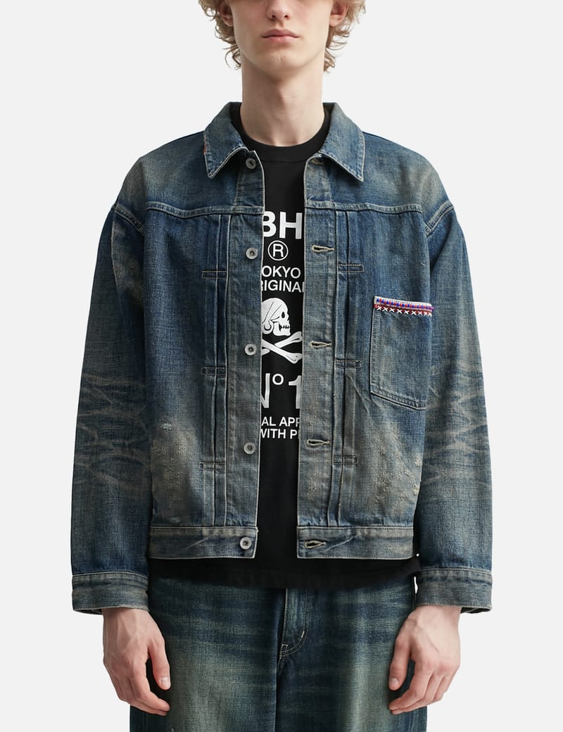 NEIGHBORHOOD Savage Denim Type-1 Jacket - 12oz selvedge denim with