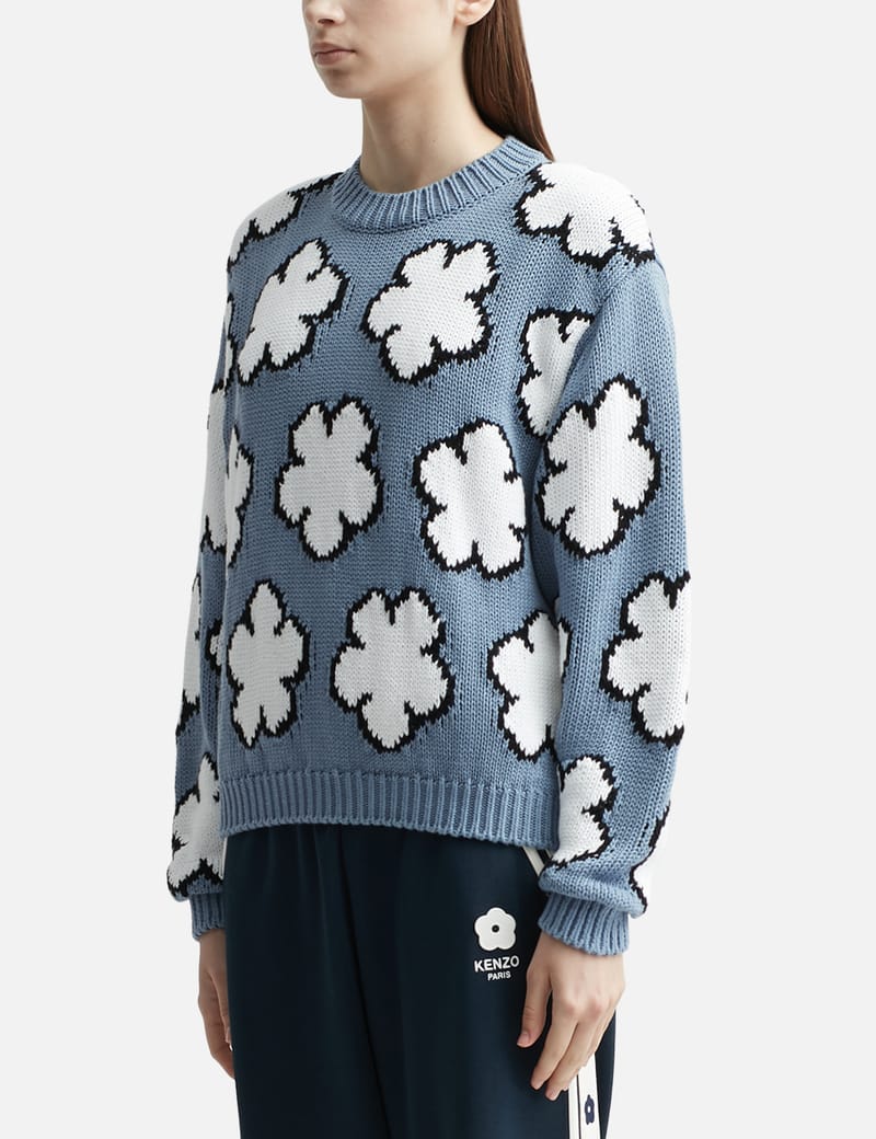 Kenzo white jumper clearance womens