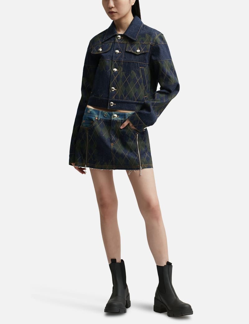 【ANDERSSON BELL】 Kiki heart back denim jacket Andersson Bell - KIKI HEART BACK DENIM JACKET | HBX
