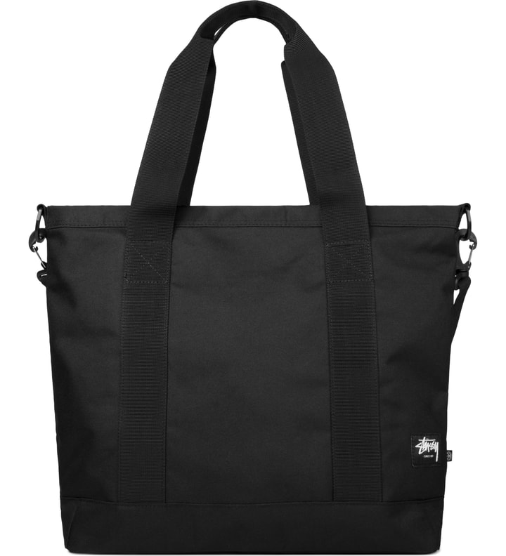 Stüssy - Black World Tour Tote Bag | HBX - Globally Curated