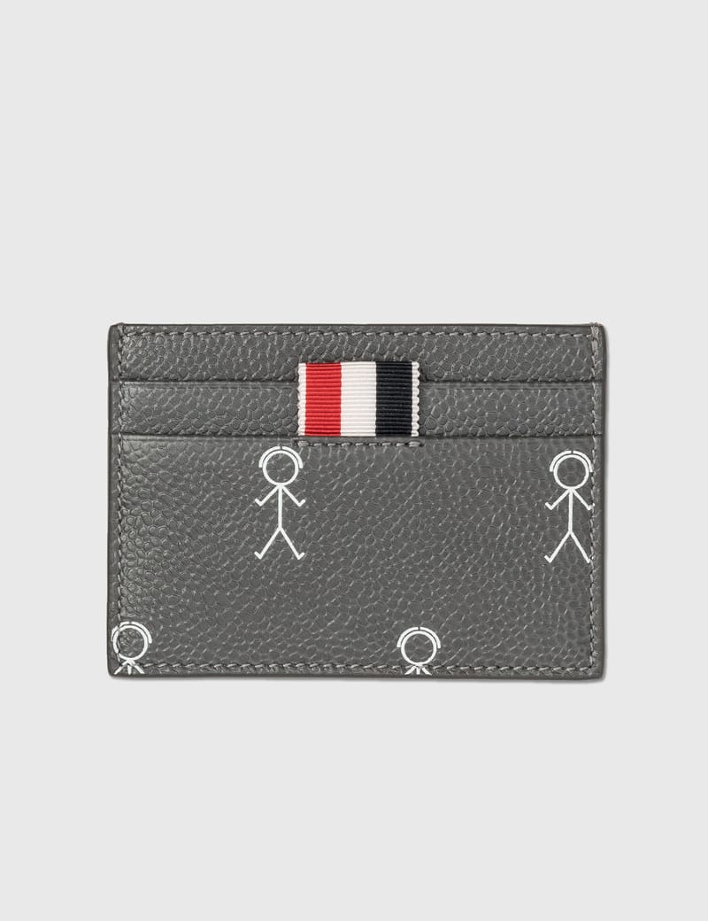 Thom Browne シングル カード ファルダー トム ブラウン - Mr. Thom アイコン プリント シングル カードホルダー