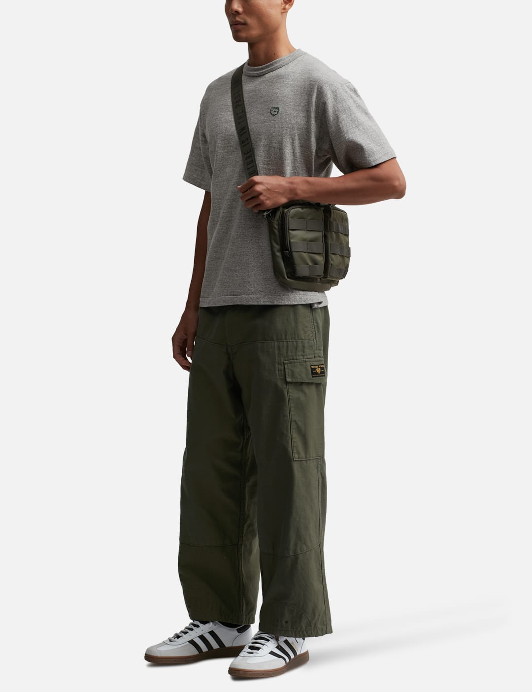 HUMAN MADE　MILITARY POUCH LARGE