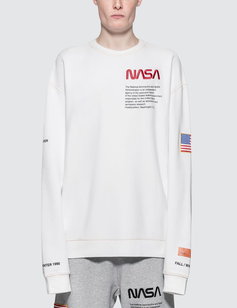 Heron preston 2025 nasa crewneck