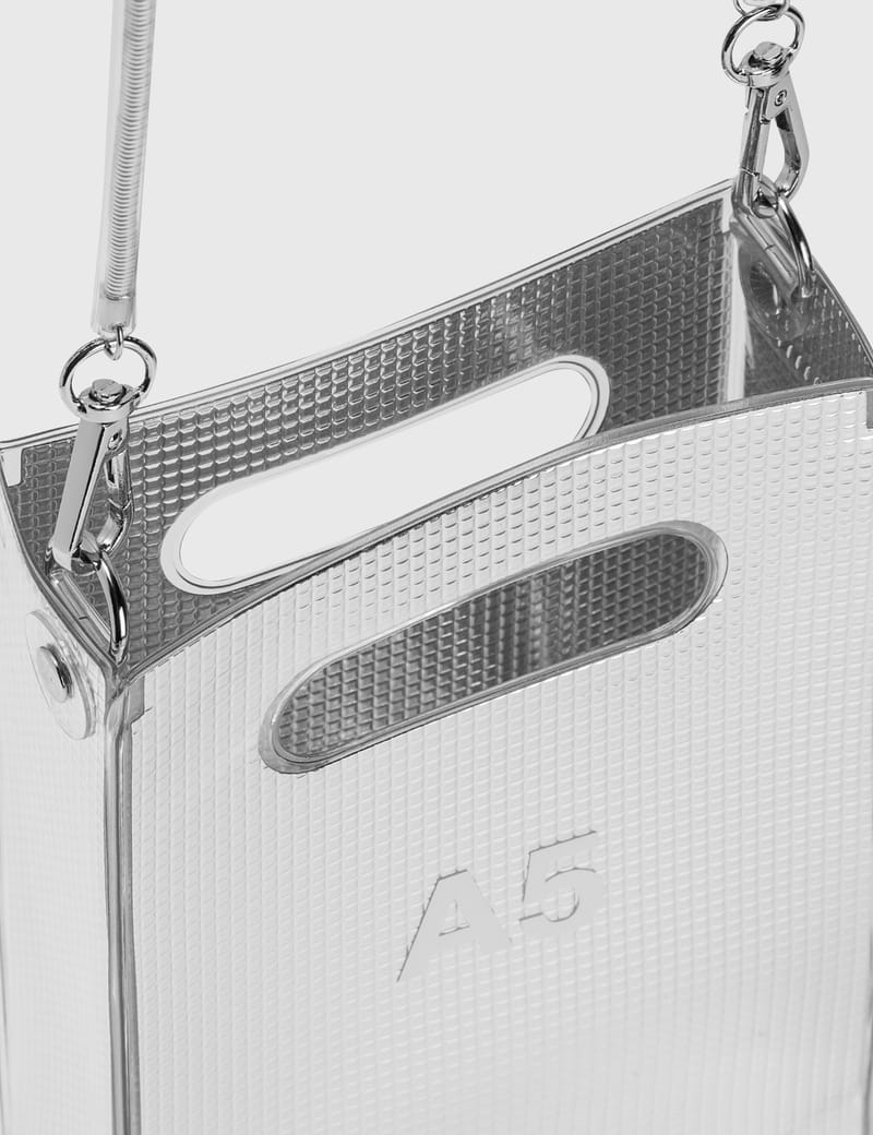 Nana-nana - Silver Sheet PVC A5 Bag | HBX