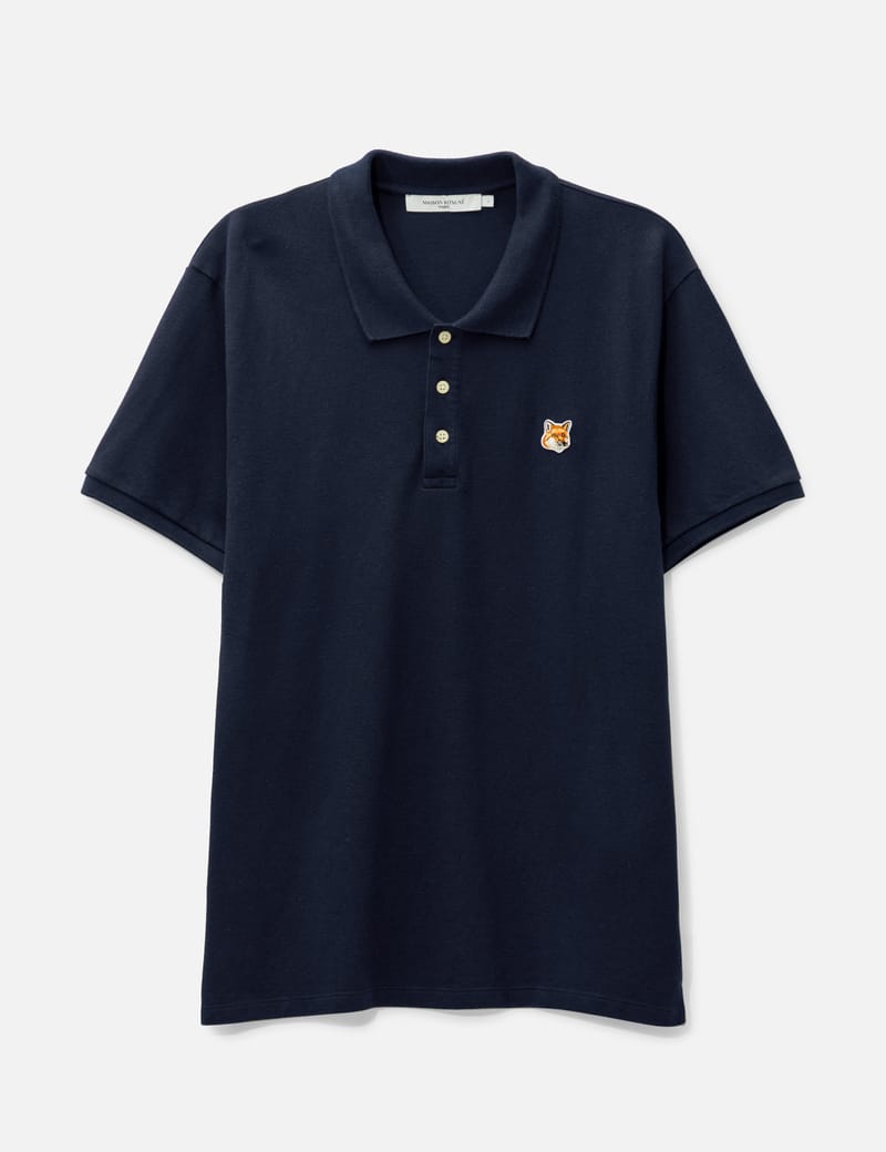 Maison Kitsuné - Fox Head Patch Classic Polo Shirt | HBX