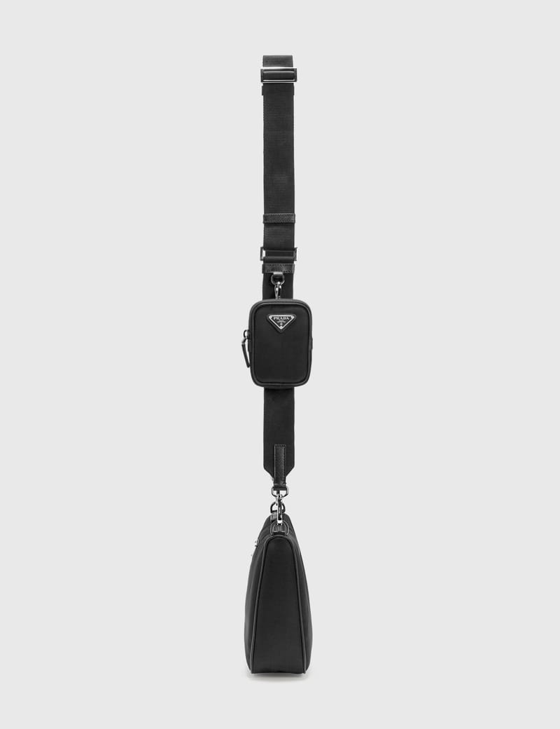 Prada - Nylon Crossbody Bag With Small Pouch | HBX