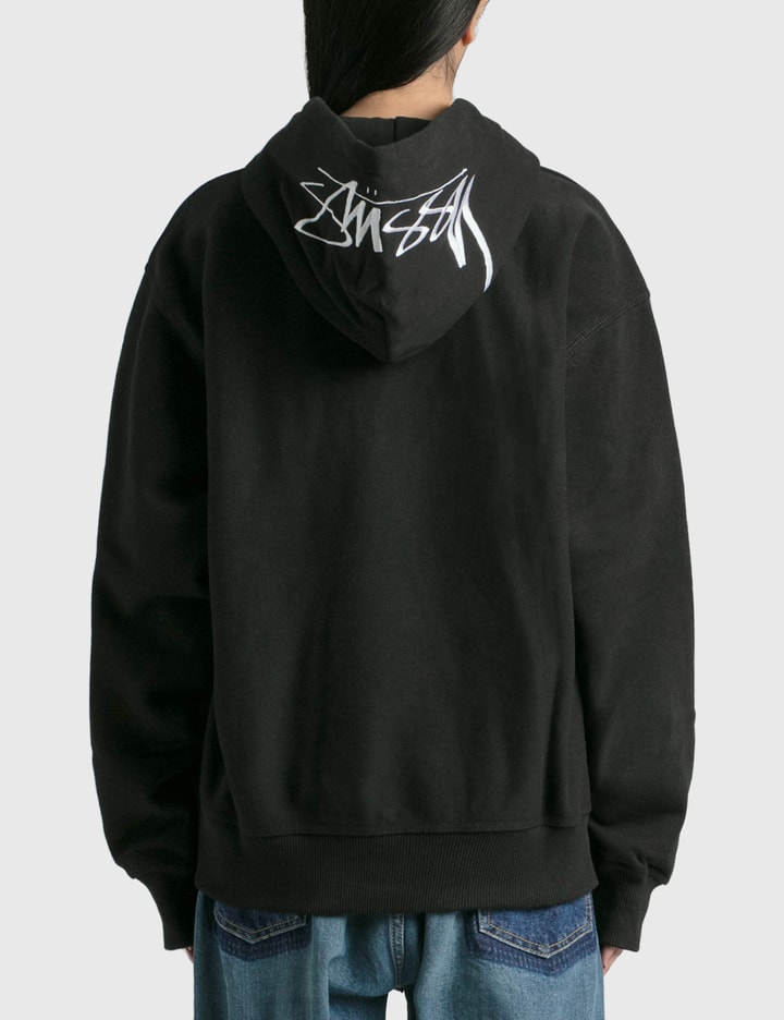 Stussy bars logo applique hoodie Clearance