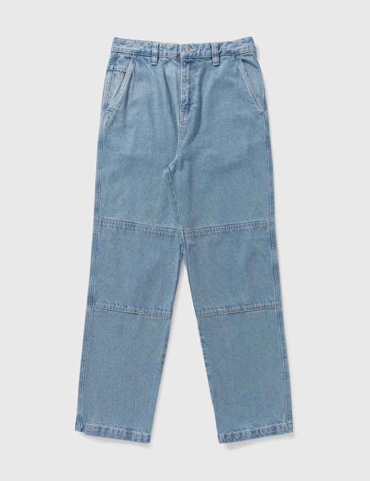 Stüssy - Denim Double Knee Pants | HBX - Globally Curated Fashion and ...