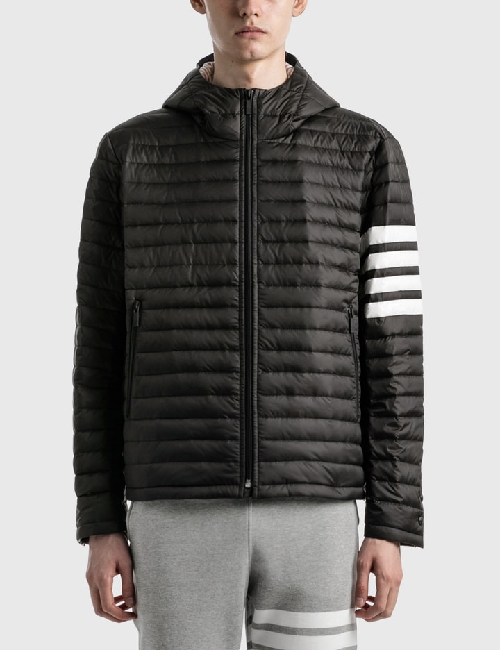 Thom Browne 4 Bar Stripe Downfill Quilted Coat 600025295blk main image 0