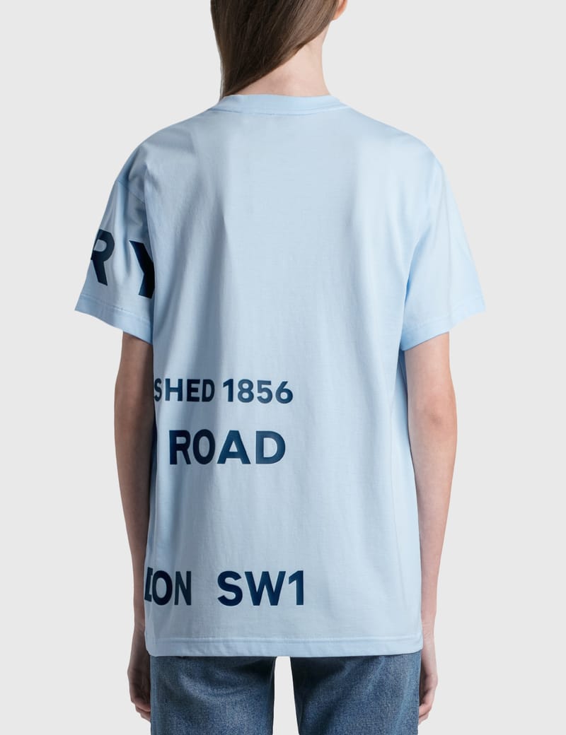 【BURBERRY】HORSEFERRY PRINT COTTON OVERSIZED T SHIRT Burberry - Horseferry Print Cotton Oversized T-shirt | HBX