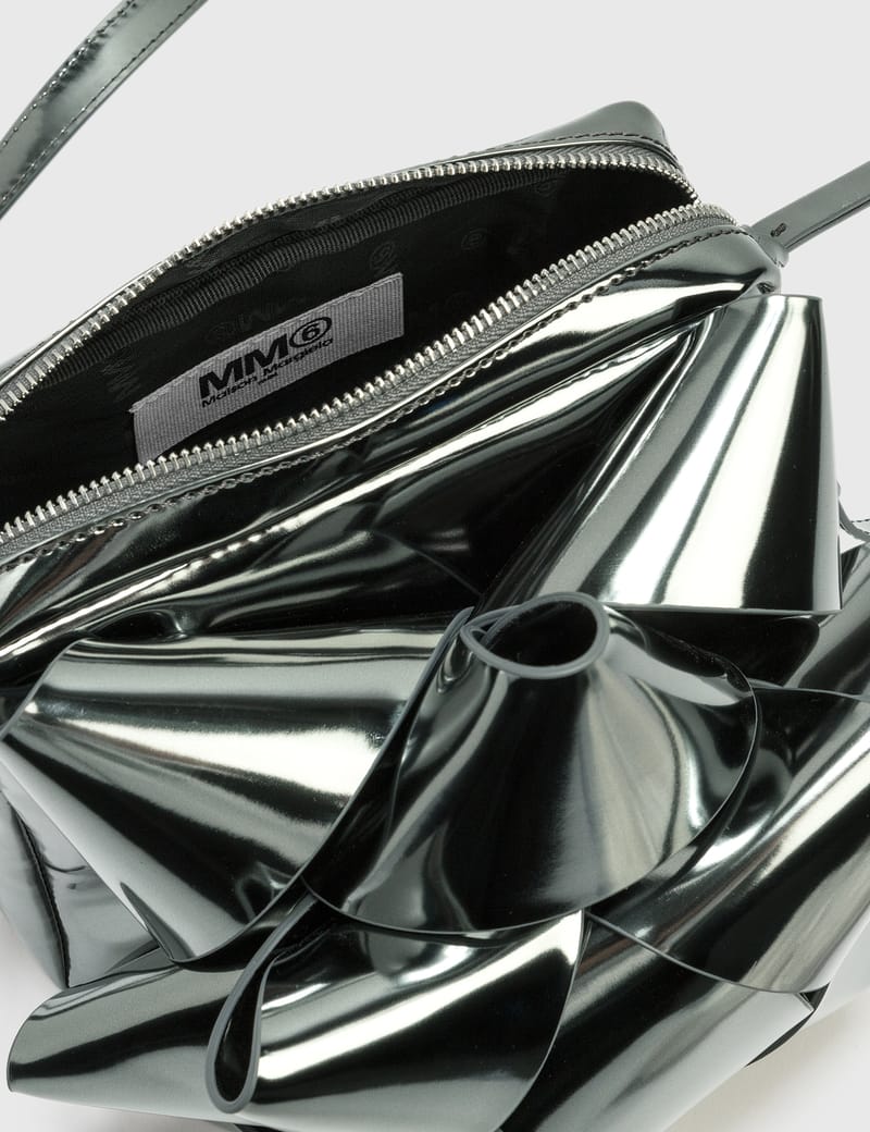 MM6 Maison Margiela - Metallic Gift Bow Crossbody Bag | HBX