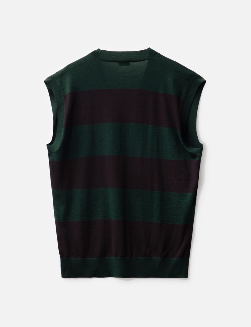 Dries van noten ☆ マルチカラー ノースリーブベスト Dries Van Noten - メリノ ウール ベスト | HBX