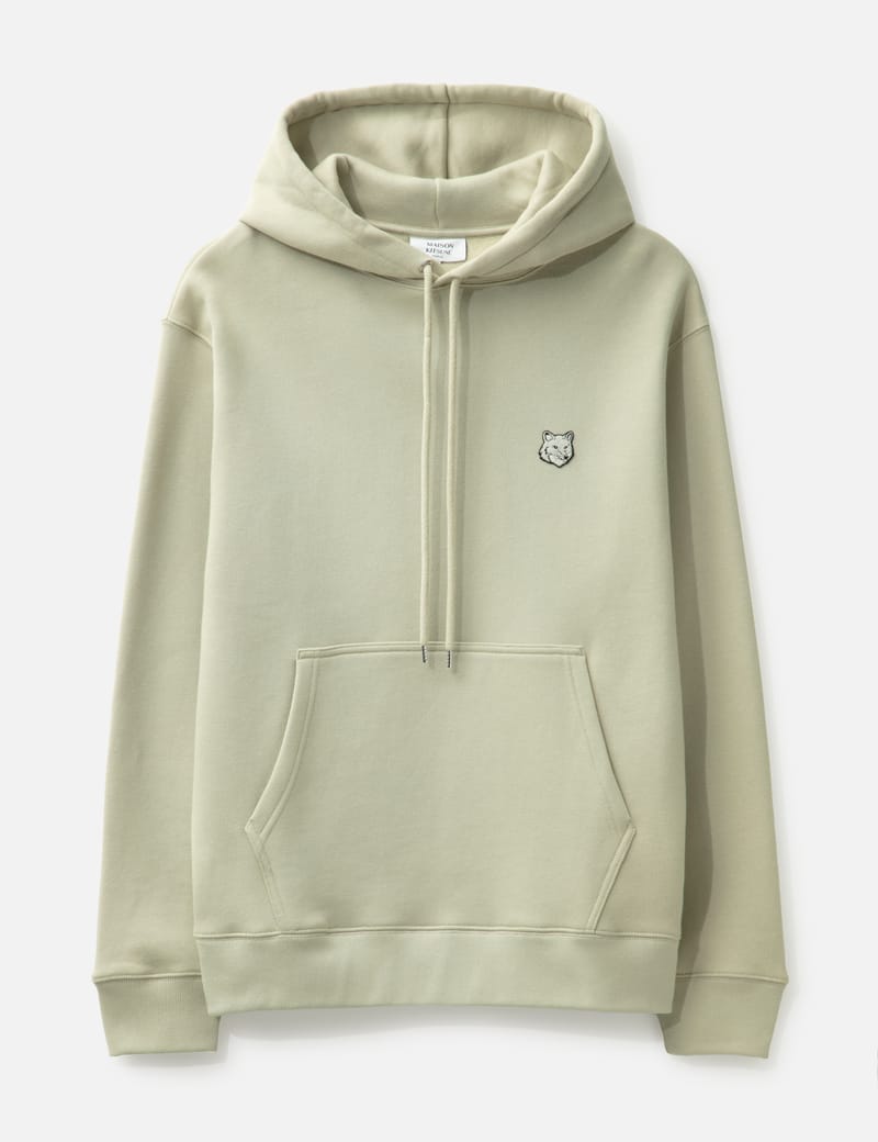 パーカー・フーディ *MAISON KITSUNE* Bold Fox Head Patch Comfort Hood Ash Tree M Maison Kitsuné Men's Bold Fox Head Patch Comfort Hoodie in