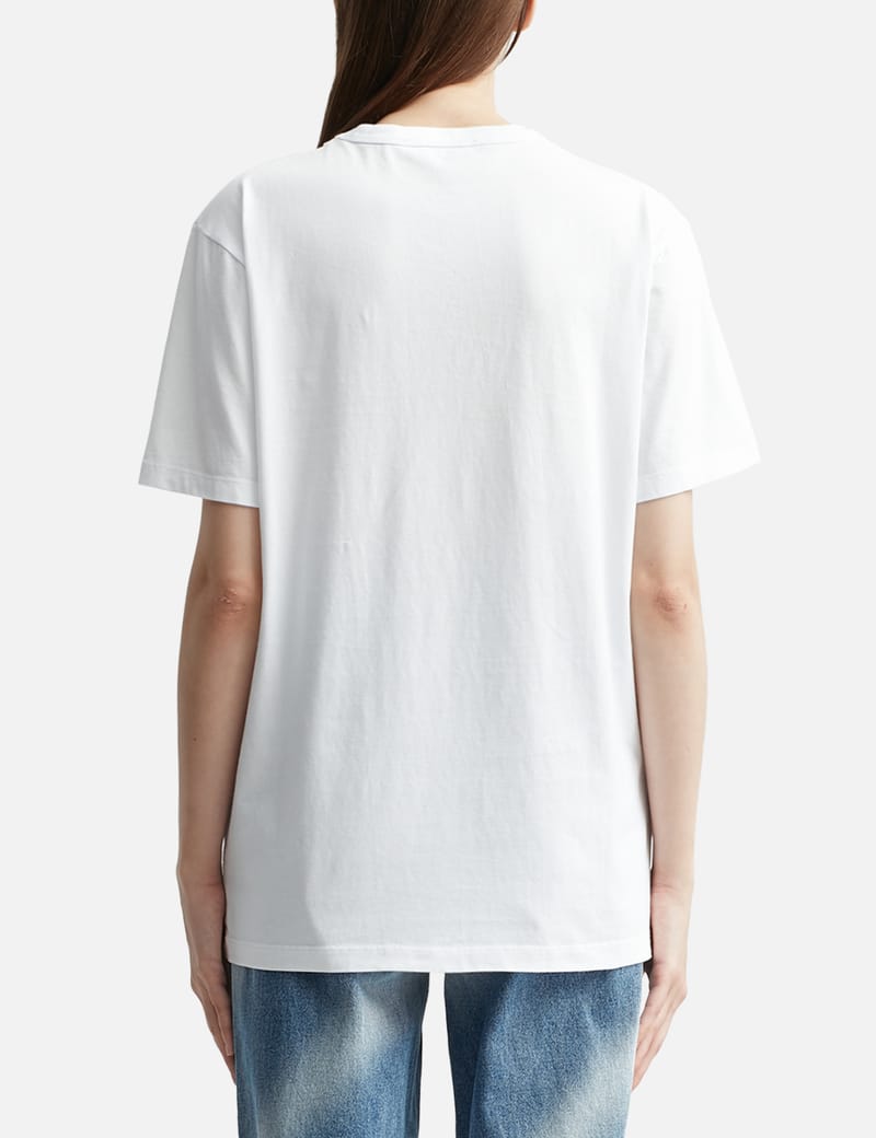 Maison Kitsuné - Grey Fox Head Patch Classic T-shirt | HBX