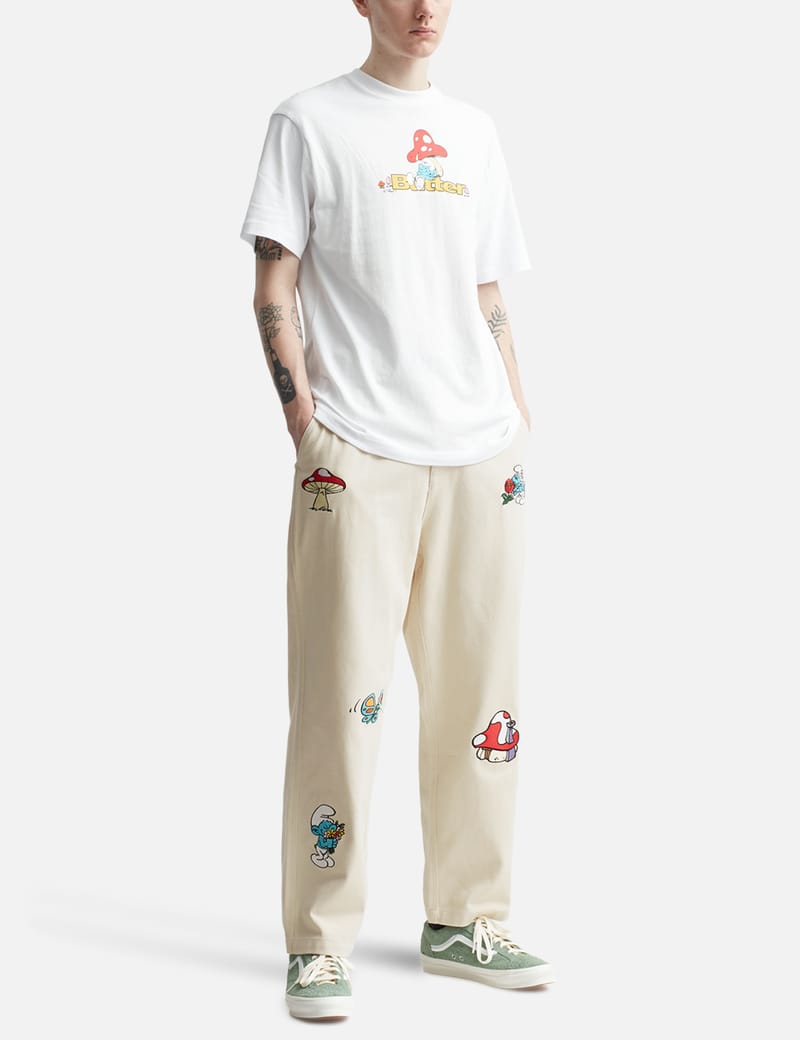 Butter Goods - Butter Goods x The Smurfs Lazy Logo T-shirt | HBX