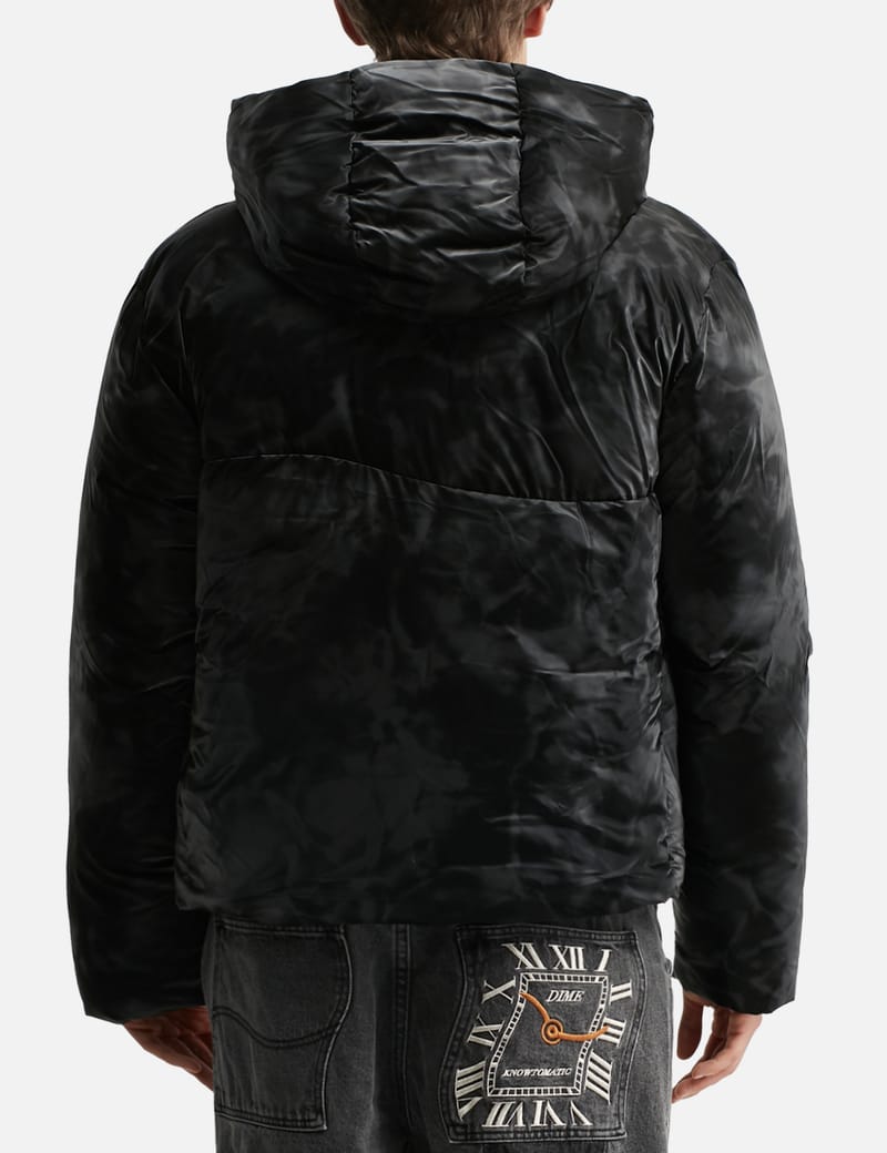 Dime Wavy Puffer - Reflective 3M puffer with removable hood | HBX