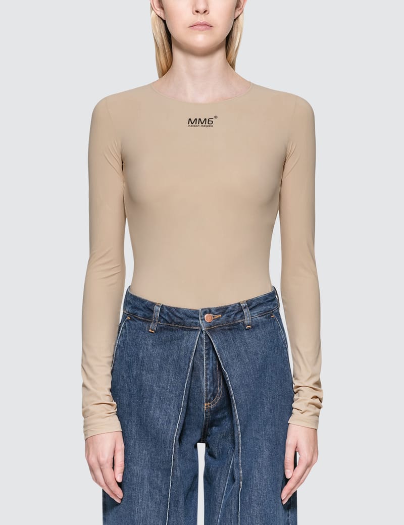 MM6 Maison Margiela - Underneath Lycra Jersey Bodysuit | HBX