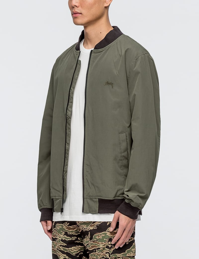 Stüssy - Bamboo Bomber Jacket | HBX - Globally Curated Fashion and