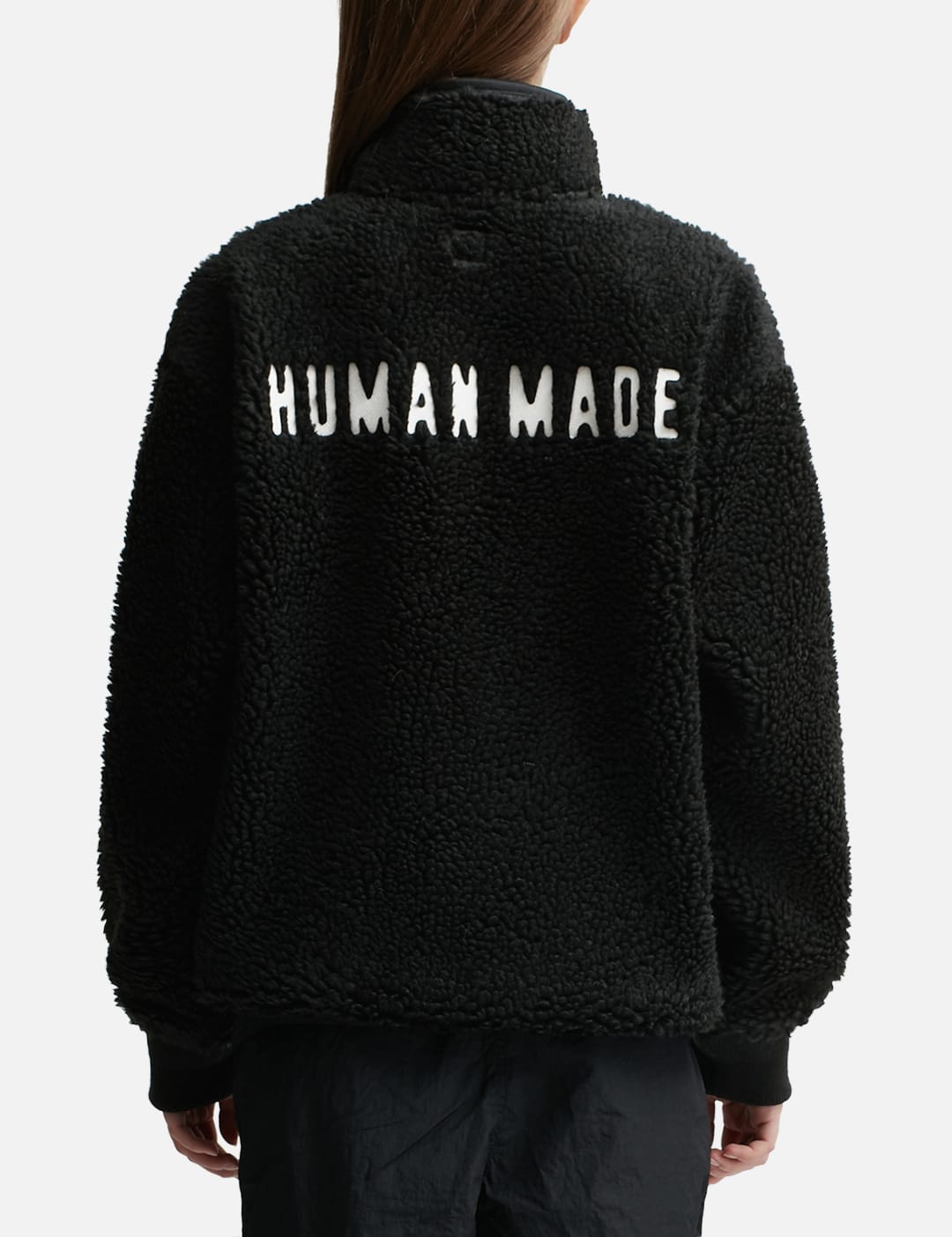 HUMAN MADE Boa fleece Pullover BLACK新品で京都で購入 - ジャケット ...