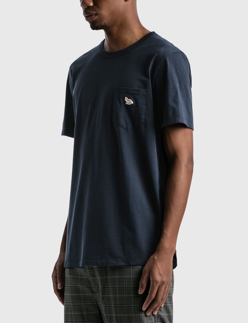 Maison Kitsuné - Profile Fox Patch Pocket T-shirt | HBX - Globally