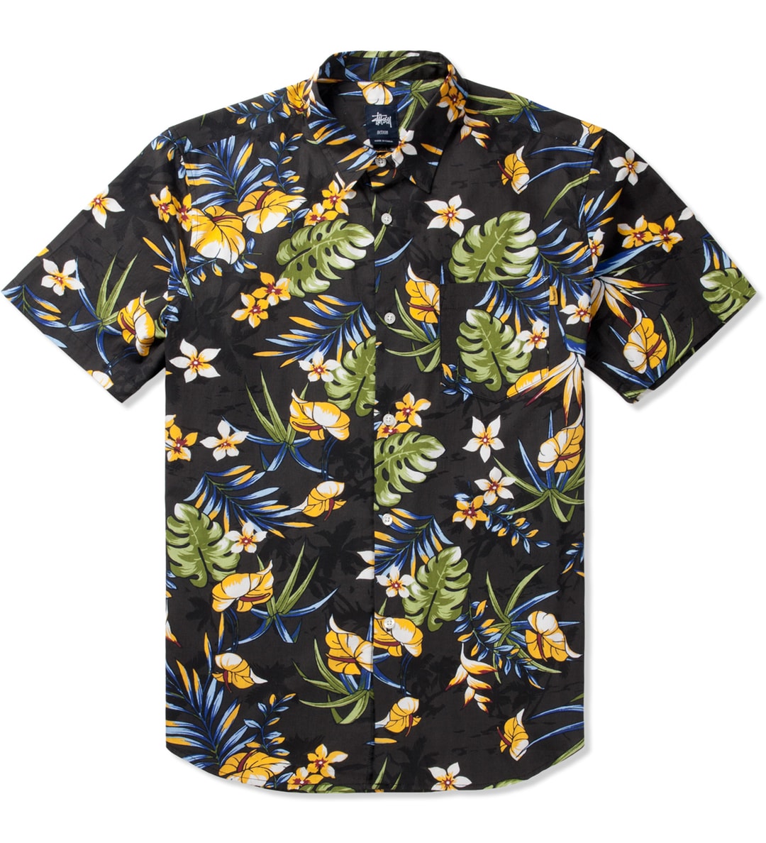 stussy paradise shirt Black Lサイズ Stussy x DSM Shirt Medium World-Tour Black New-York Paris