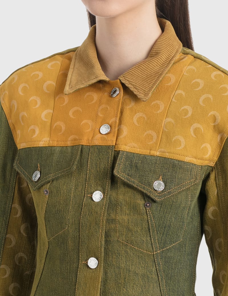 Marine Serre - Regenerated Denim Jacket | HBX