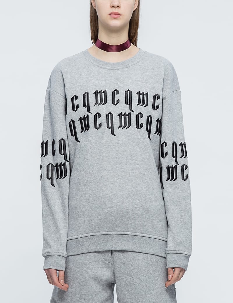 Mcq discount logo sweatshirt