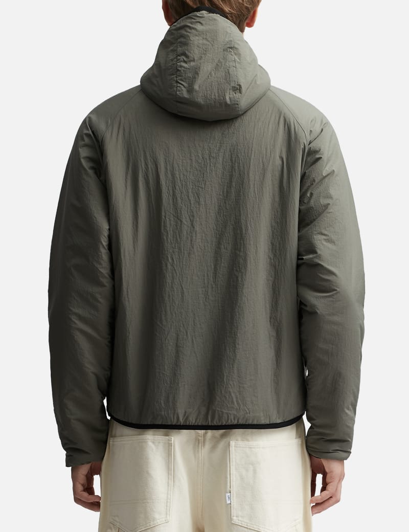 フリースジャケット LMC ITALIC BOA FLEECE RVSB HOODED JACKET cream 0LM23FJK105CR LMC - ITALIC BOA FLEECE RVSB HOODED JACKET | HBX - Globally