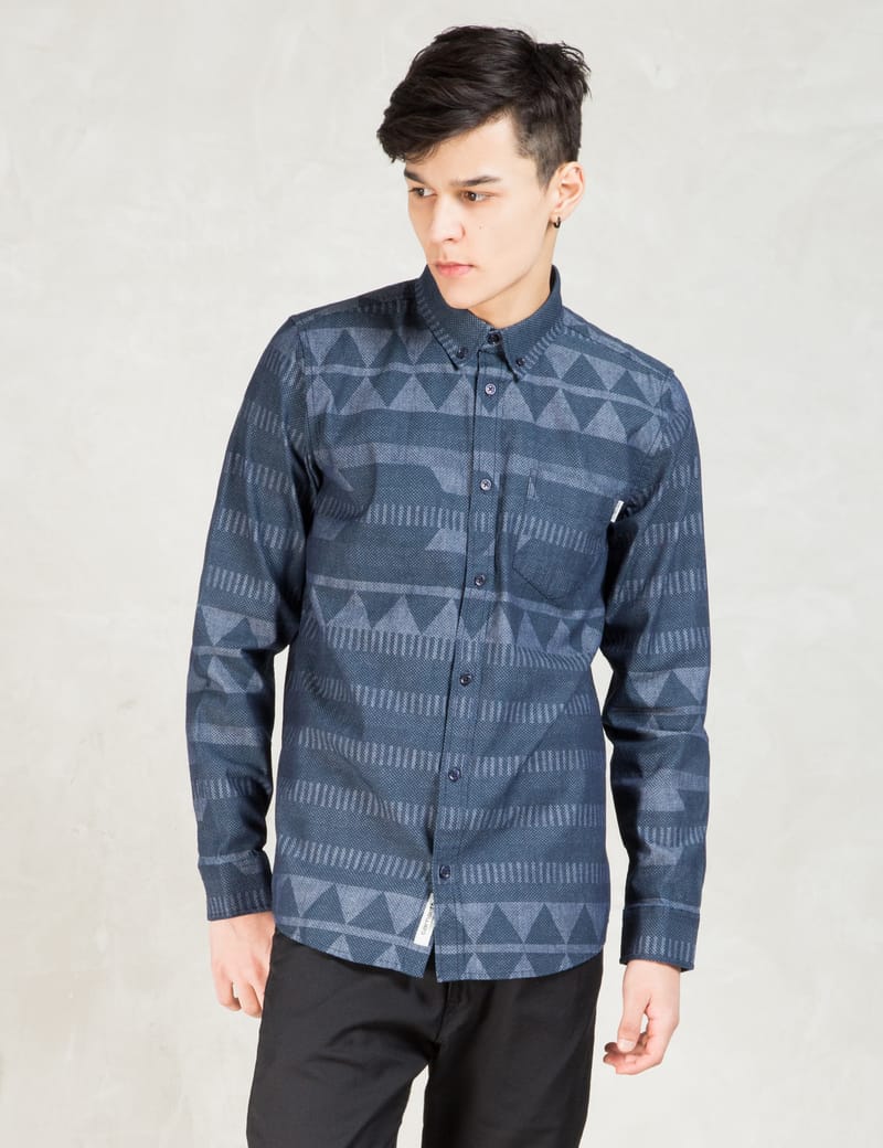 Carhartt Work In Progress - Blue Merida L/S Chambray Shirt | HBX