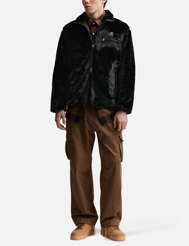 South2 West8 - Micro Fur Piping Jacket | HBX - Globally