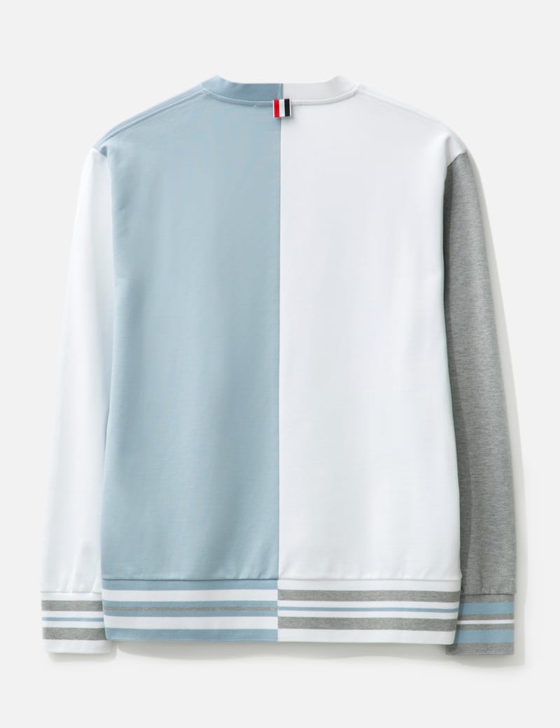 Thom Browne - Funmix Colour-Block Cotton Sweatshirt | HBX
