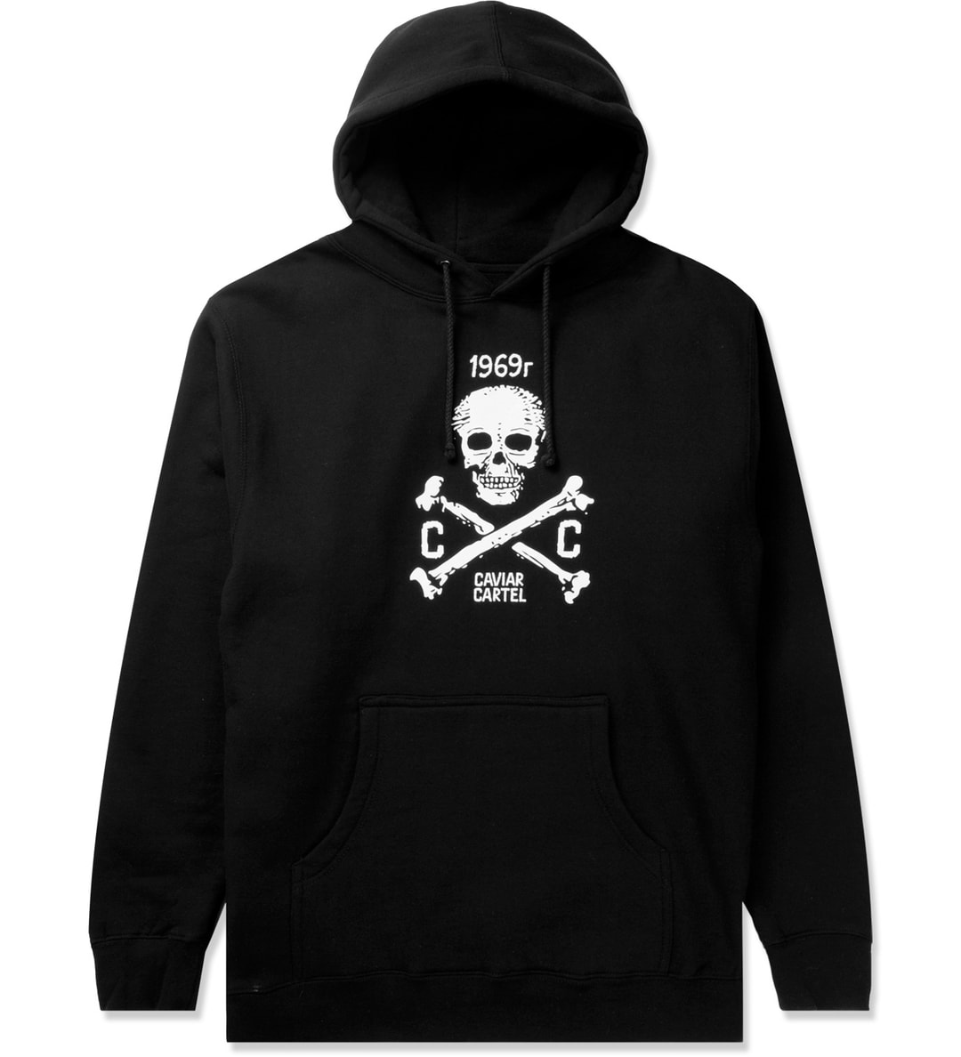 SSUR - Black 69 Bones Hoodie | HBX - Globally Curated Fashion and ...