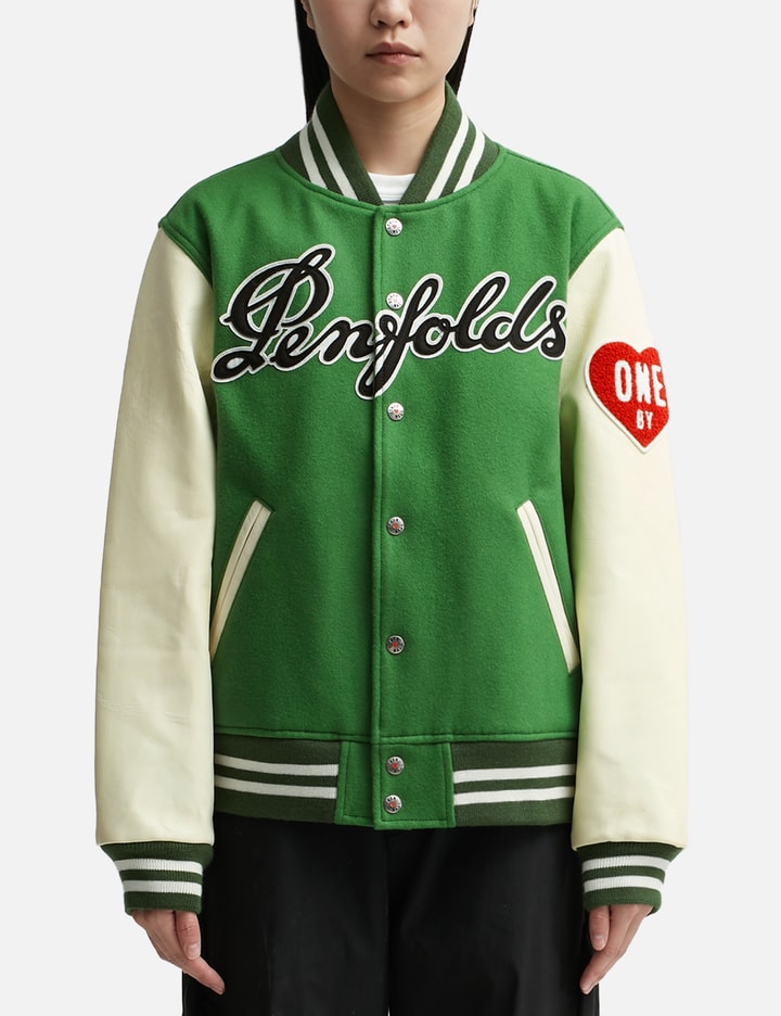 Human Made - One By Penfolds Varsity Jacket #3 | HBX - Globally Curated ...