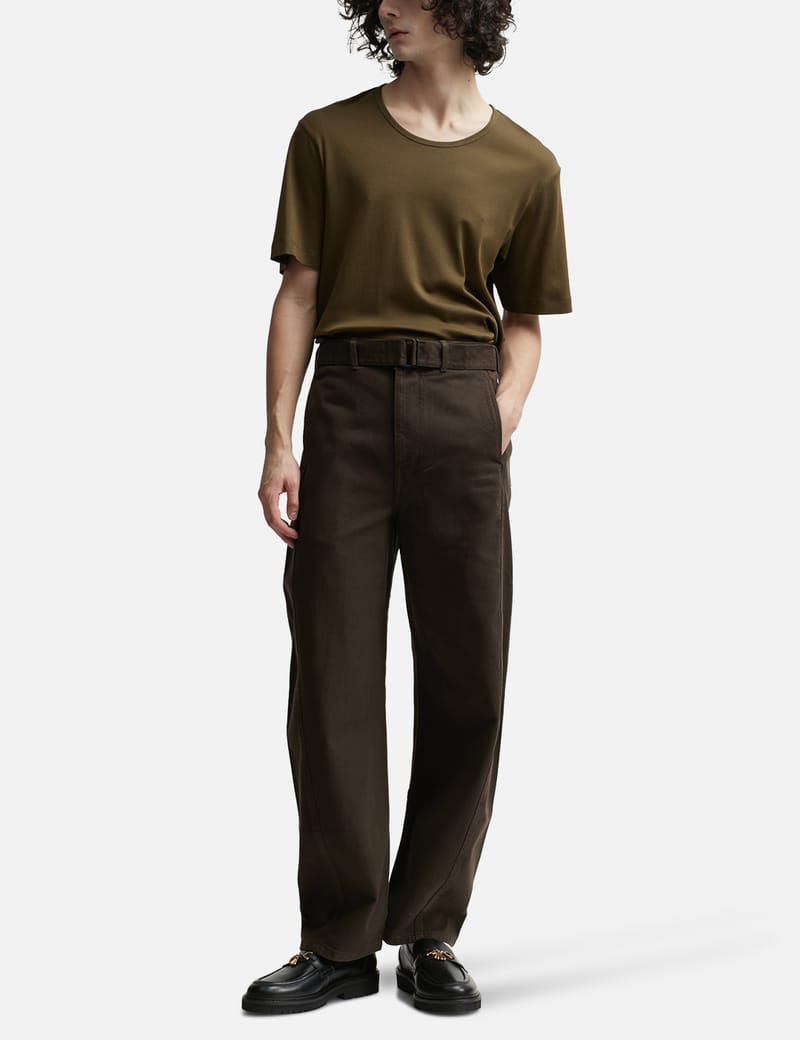 Lemaire - RIB U NECK T-SHIRT | HBX - Globally Curated Fashion and