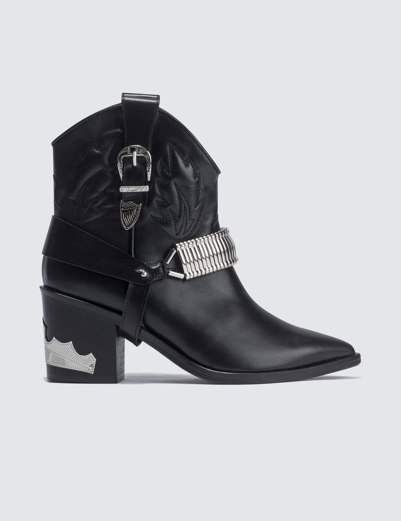 Toga Pulla - Western Harness Leather Boots | HBX - Globally