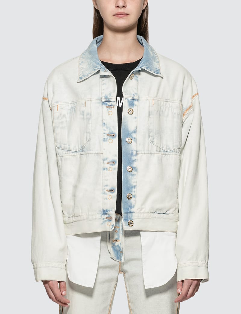 MM6 Maison Margiela - Inside Out Denim Jacket | HBX - Globally