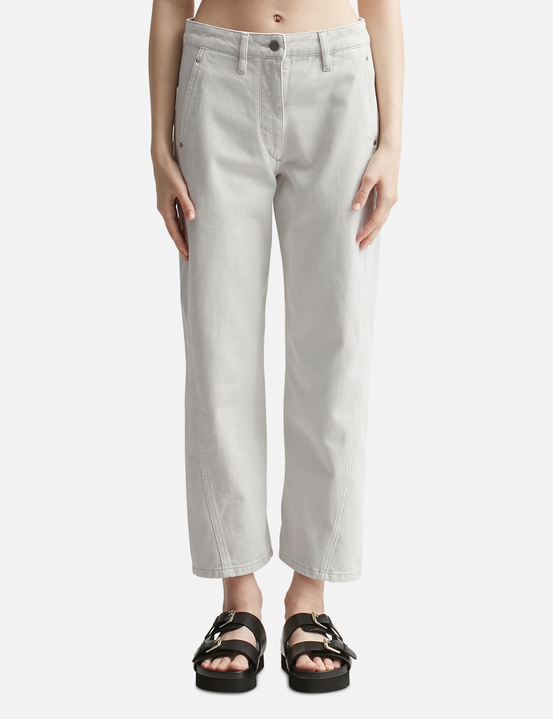 Twisted Denim Trousers