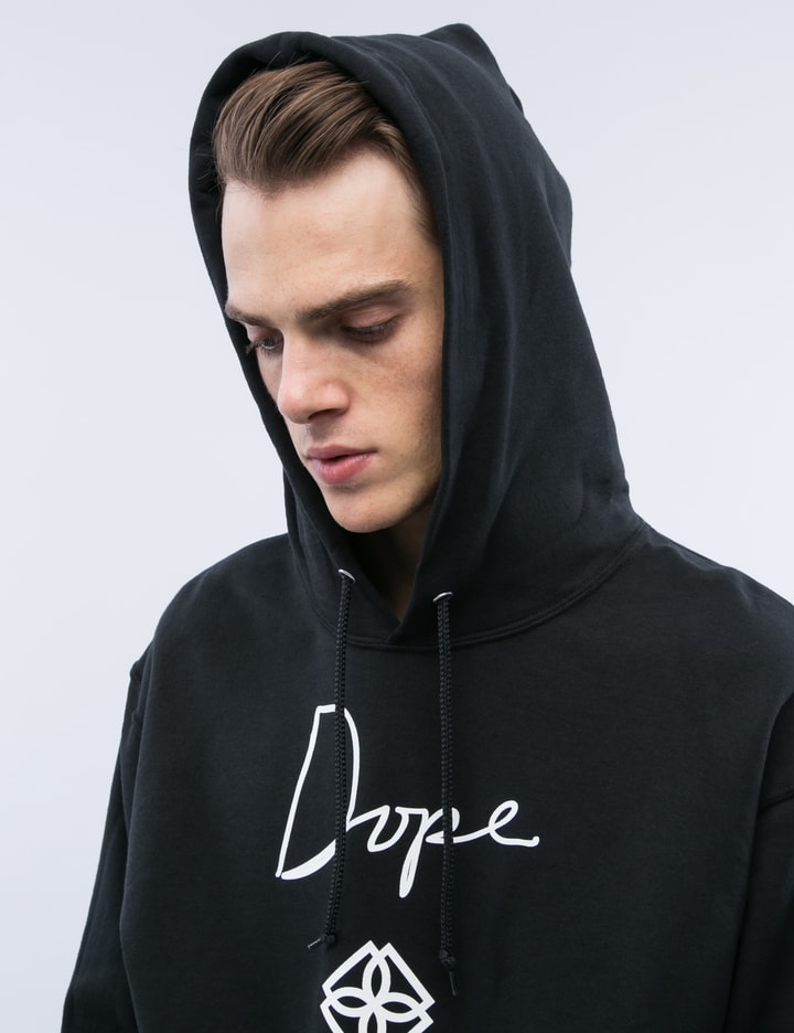 KENDRICK lustrous light down parka with hoodt (Black
